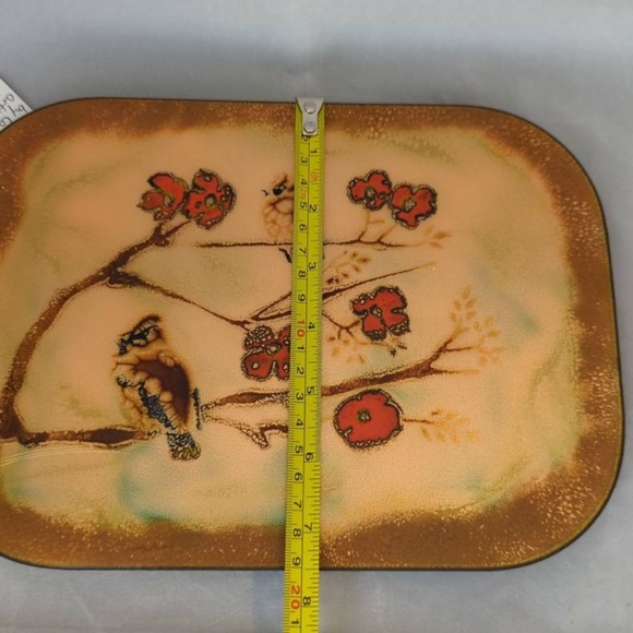 Vintage enamel on Copper Art - Picture 6 of 7